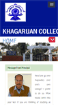 Mobile Screenshot of khagarijancollege.co.in